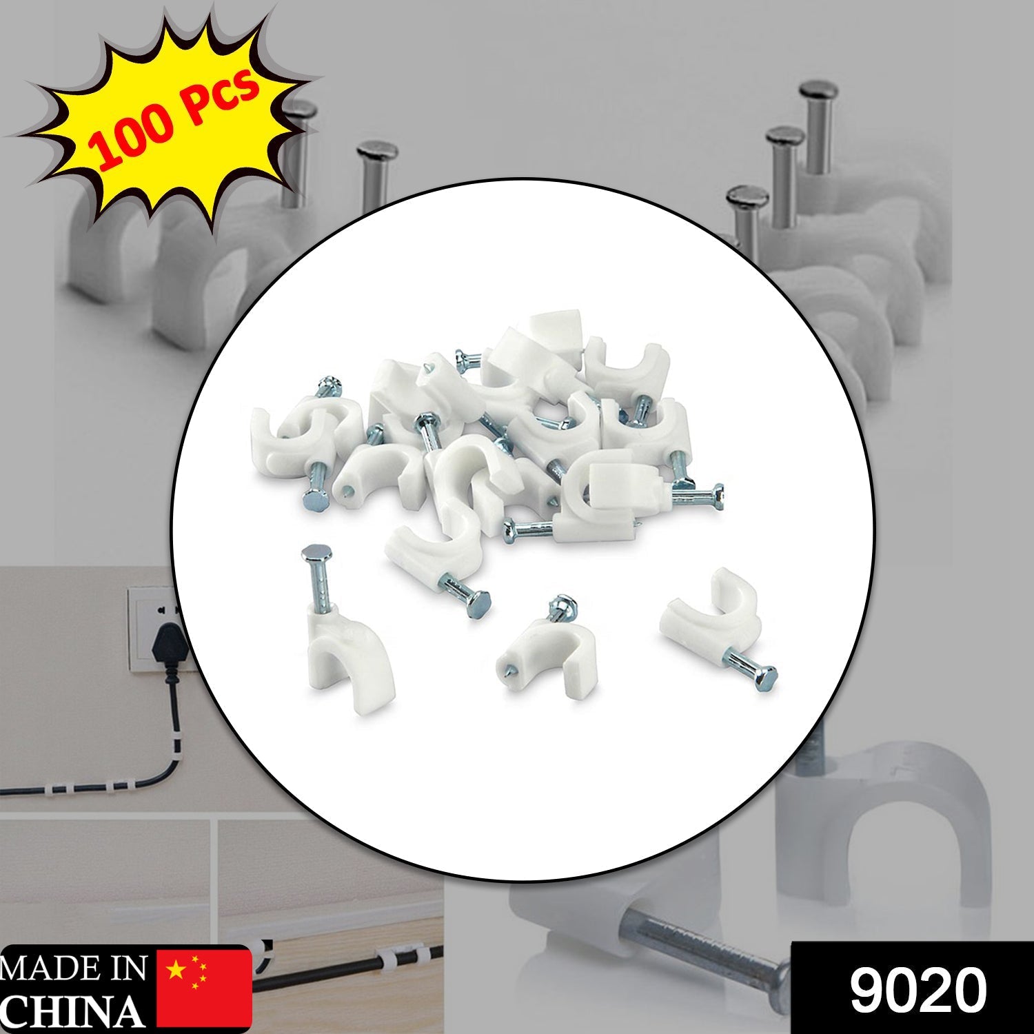 Cable clips for wire management Cable clips for wire management